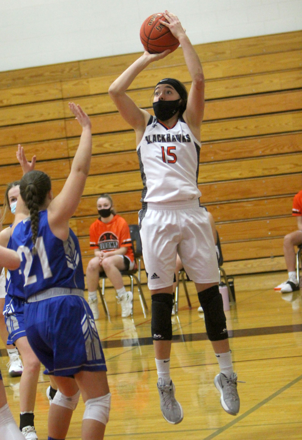 Cameron at Bloomer girls basketball 2-2-21
